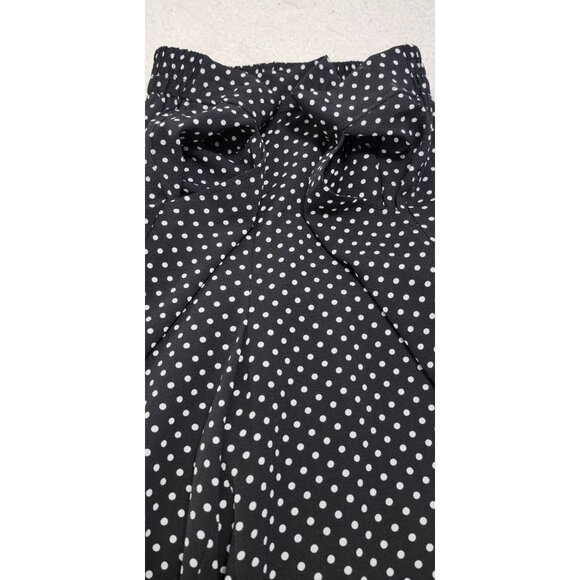 Max Studio NWT Wide Leg Black & White Dots Pull-on Pants Size 1X - Picture 5 of 11